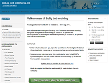 Tablet Screenshot of bolig-job-ordning.dk